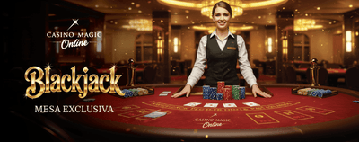 Mesa de blackjack profesional en casino